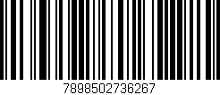 Código de barras (EAN, GTIN, SKU, ISBN): '7898502736267'