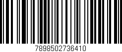 Código de barras (EAN, GTIN, SKU, ISBN): '7898502736410'