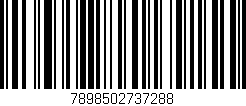 Código de barras (EAN, GTIN, SKU, ISBN): '7898502737288'