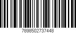 Código de barras (EAN, GTIN, SKU, ISBN): '7898502737448'