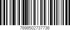 Código de barras (EAN, GTIN, SKU, ISBN): '7898502737738'