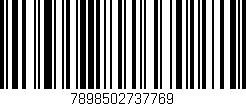 Código de barras (EAN, GTIN, SKU, ISBN): '7898502737769'