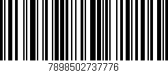 Código de barras (EAN, GTIN, SKU, ISBN): '7898502737776'