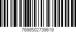 Código de barras (EAN, GTIN, SKU, ISBN): '7898502739619'