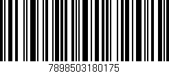 Código de barras (EAN, GTIN, SKU, ISBN): '7898503180175'