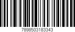 Código de barras (EAN, GTIN, SKU, ISBN): '7898503183343'