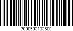 Código de barras (EAN, GTIN, SKU, ISBN): '7898503183688'