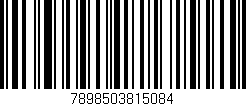 Código de barras (EAN, GTIN, SKU, ISBN): '7898503815084'