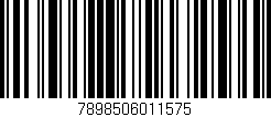 Código de barras (EAN, GTIN, SKU, ISBN): '7898506011575'