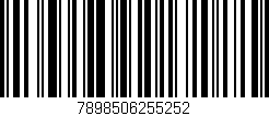 Código de barras (EAN, GTIN, SKU, ISBN): '7898506255252'