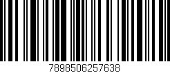Código de barras (EAN, GTIN, SKU, ISBN): '7898506257638'