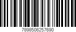 Código de barras (EAN, GTIN, SKU, ISBN): '7898506257690'