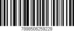 Código de barras (EAN, GTIN, SKU, ISBN): '7898506259229'