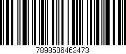 Código de barras (EAN, GTIN, SKU, ISBN): '7898506463473'