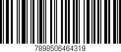 Código de barras (EAN, GTIN, SKU, ISBN): '7898506464319'