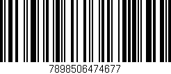 Código de barras (EAN, GTIN, SKU, ISBN): '7898506474677'