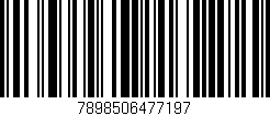 Código de barras (EAN, GTIN, SKU, ISBN): '7898506477197'