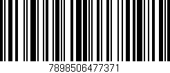 Código de barras (EAN, GTIN, SKU, ISBN): '7898506477371'