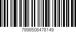 Código de barras (EAN, GTIN, SKU, ISBN): '7898506478149'