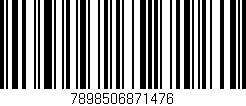 Código de barras (EAN, GTIN, SKU, ISBN): '7898506871476'
