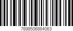 Código de barras (EAN, GTIN, SKU, ISBN): '7898506884063'
