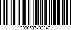 Código de barras (EAN, GTIN, SKU, ISBN): '7898507482343'