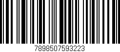 Código de barras (EAN, GTIN, SKU, ISBN): '7898507593223'