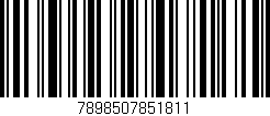 Código de barras (EAN, GTIN, SKU, ISBN): '7898507851811'