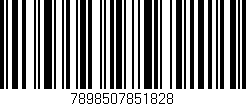 Código de barras (EAN, GTIN, SKU, ISBN): '7898507851828'