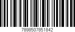 Código de barras (EAN, GTIN, SKU, ISBN): '7898507851842'
