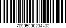 Código de barras (EAN, GTIN, SKU, ISBN): '78985080204483'