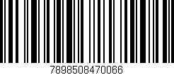 Código de barras (EAN, GTIN, SKU, ISBN): '7898508470066'