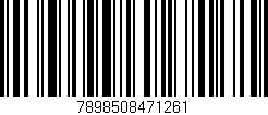 Código de barras (EAN, GTIN, SKU, ISBN): '7898508471261'