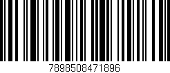 Código de barras (EAN, GTIN, SKU, ISBN): '7898508471896'
