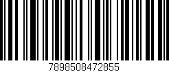 Código de barras (EAN, GTIN, SKU, ISBN): '7898508472855'