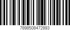 Código de barras (EAN, GTIN, SKU, ISBN): '7898508472893'