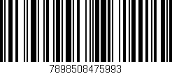 Código de barras (EAN, GTIN, SKU, ISBN): '7898508475993'
