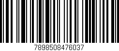 Código de barras (EAN, GTIN, SKU, ISBN): '7898508476037'