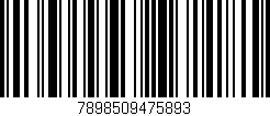 Código de barras (EAN, GTIN, SKU, ISBN): '7898509475893'