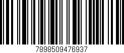Código de barras (EAN, GTIN, SKU, ISBN): '7898509476937'
