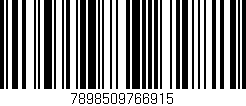 Código de barras (EAN, GTIN, SKU, ISBN): '7898509766915'