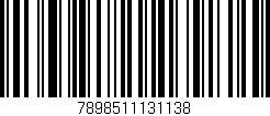 Código de barras (EAN, GTIN, SKU, ISBN): '7898511131138'