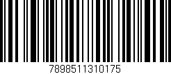 Código de barras (EAN, GTIN, SKU, ISBN): '7898511310175'
