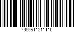 Código de barras (EAN, GTIN, SKU, ISBN): '7898511311110'
