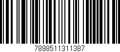 Código de barras (EAN, GTIN, SKU, ISBN): '7898511311387'