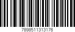 Código de barras (EAN, GTIN, SKU, ISBN): '7898511313176'