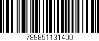 Código de barras (EAN, GTIN, SKU, ISBN): '789851131400'