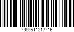 Código de barras (EAN, GTIN, SKU, ISBN): '7898511317716'