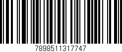 Código de barras (EAN, GTIN, SKU, ISBN): '7898511317747'