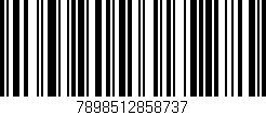 Código de barras (EAN, GTIN, SKU, ISBN): '7898512858737'